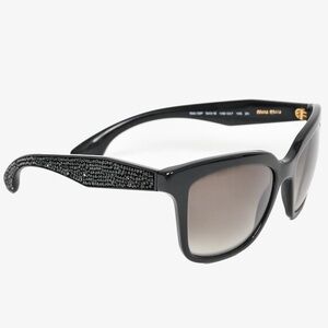 MIU MIU Cat Eye Rhinestone Crystal Rock SMU 09P Sunglasses